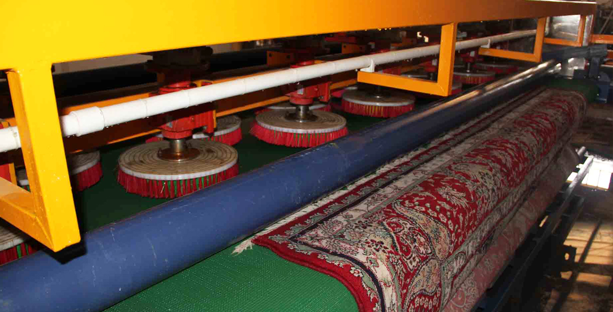 شستشوی فرش ماشینی با دستگاه تمام اتوماتیک