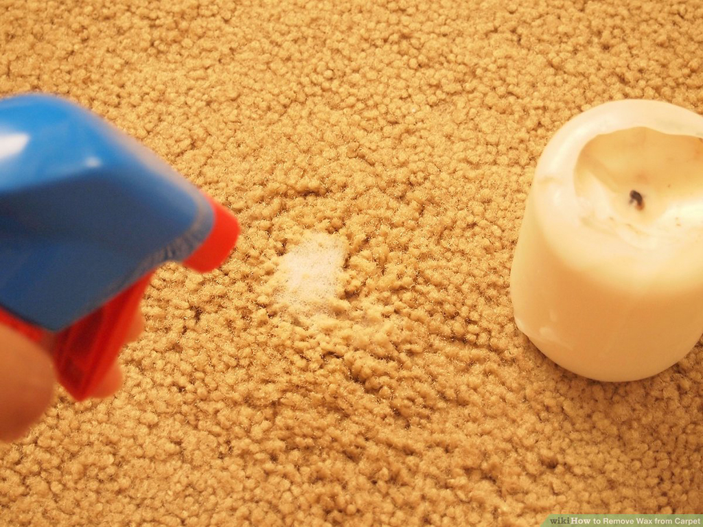 پاک کردن لکه شمع از روی فرش